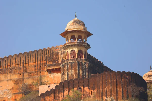 Amer Rajasthan India 2023 Amer Fort Eller Amber Fort Ett — Stockfoto