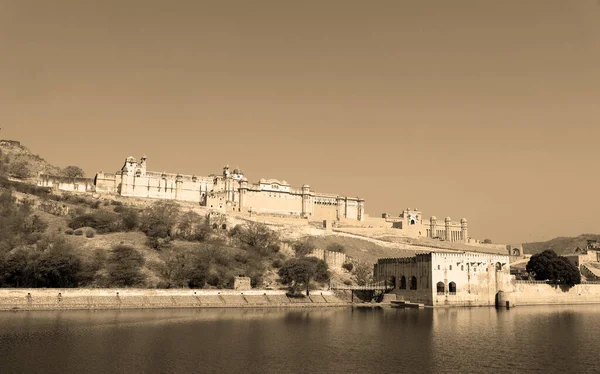 Amber Rajasthan Indien 2023 Bernsteinfort Wurde Von Herrscher Alan Singh — Stockfoto