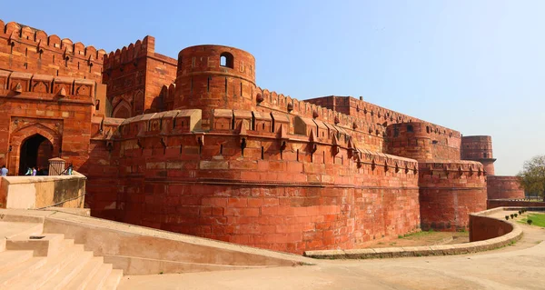 Agra Uttar Pradesh India 2023 Agra Fort Historická Pevnost Městě — Stock fotografie