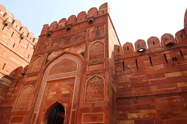 Agra Uttar Pradesh India 2023 Fuerte Agra Fuerte Histórico Ciudad —  Fotos de Stock