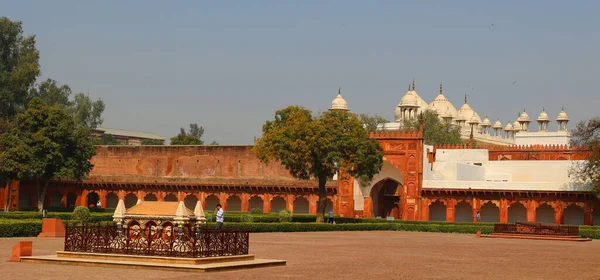 Agra Uttar Pradesh India 2023 Agra Fort是阿格拉市的一座历史要塞 也被称为Agra Black Fort — 图库照片