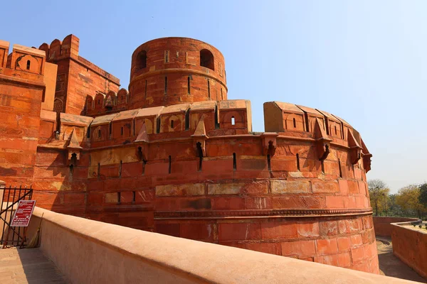 Agra Uttar Pradesh India 2023 Agra Fort Ett Historiskt Fort — Stockfoto