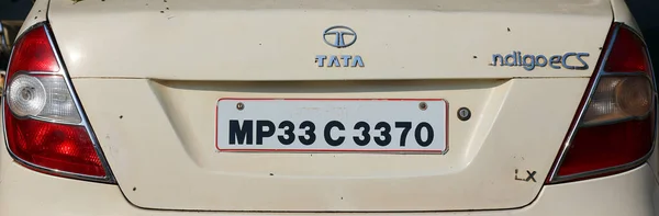 Agra Uttar Pradesh India 2023 中央邦地区车辆登记号或车牌号由各邦的区级地区交通办公室 Rto — 图库照片