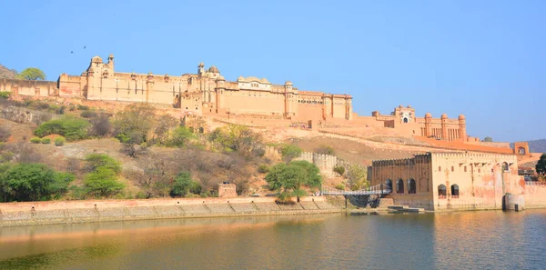 Amber Rajasthan India 2023 Амбер Форт Був Заснований Правителем Аланом — стокове фото