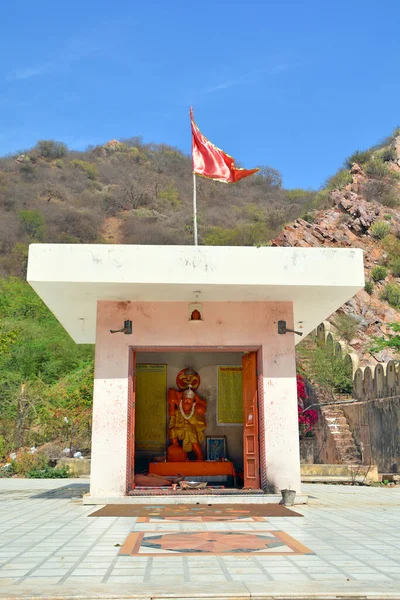 Amber Rajasthan India 2023年 Hanuman Ji寺院ヒンズー教の巡礼地古代にさかのぼる Galta Jiは一つではありませんが 献身と建築の素晴らしさを具現化する寺院のシリーズ — ストック写真