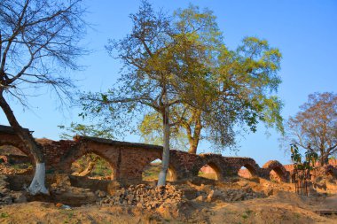 ALWAR RAJASTHAN INDIA - 02 28 2023: Aqueducts, Alwar, Incredible India, Rajasthan, Ancient Indian Mimari, Rajput Mimari