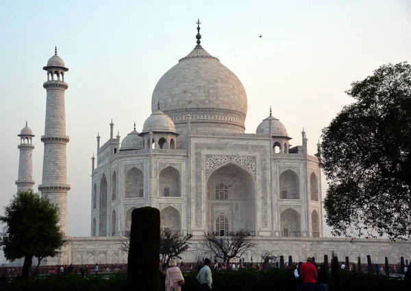 Taj Mahal Uttar Pradesh India 2023 Vedere Taj Mahal Răsărit — Fotografie, imagine de stoc