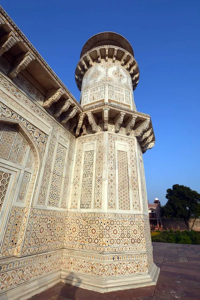 Agra Uttar Pradesh India 023 Itimad Daulah Tomb Itimad Daulah — 스톡 사진