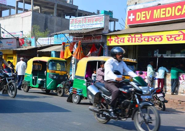 Agra Uttar Pradesh India 2023 Street Scene City Agra City — Stock Photo, Image
