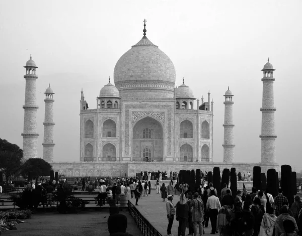 Taj Mahal Uttar Pradesh India 2023 Gün Doğumunda Taj Mahal — Stok fotoğraf