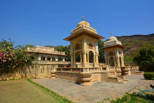 Alwar Rajasthan India 2023 Moosi Maharani Chhatri Alwar是最具艺术性的纪念碑 也是最庄严的 充满了迷人的故事 — 图库照片