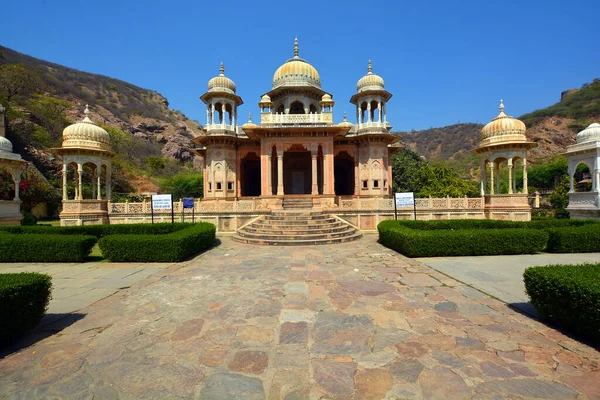 Alwar Rajasthan India 2023 Moosi Maharani Chhatri Alwar Sanatsal Anıt — Stok fotoğraf