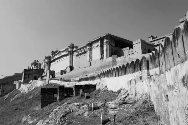 Amber Rajasthan India 2023 Amber Φρούριο Ιδρύθηκαν Από Τον Κυβερνήτη — Φωτογραφία Αρχείου