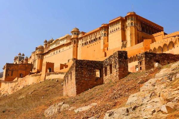 Amber Rajasthan India 2023 Амбер Форт Був Заснований Правителем Аланом — стокове фото