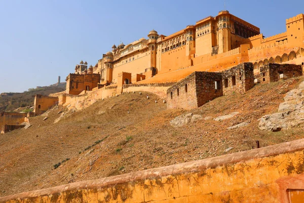 Amber Rajasthan India 2023 Amber Fort Grundades Härskaren Alan Singh — Stockfoto