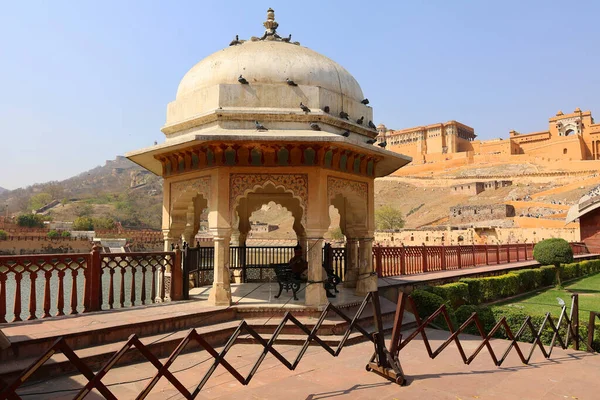 Amber Rajasthan India 2023 Forte Âmbar Foi Fundado Pelo Governante — Fotografia de Stock
