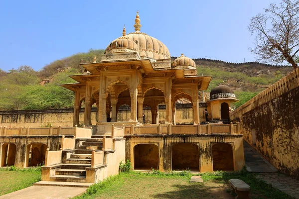 Alwar Rajasthan India 2023 Moosi Maharani Chhatri Alwar Najbardziej Artystyczny — Zdjęcie stockowe