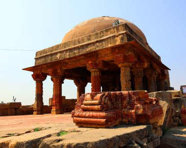 UTTAR PRADESH INDIA - 03 01 2023: Harshat Mata tapınağı Hindistan 'ın kuzeybatısındaki Rajasthan' ın Abhaneri (veya 
