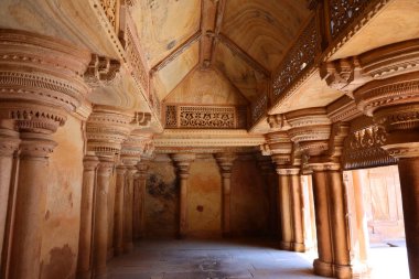 GWALIOR MADHYA PRADESH - 03 01 2023 Gwalior Kalesi yaygın olarak Gwaliiyar Qila olarak bilinir. Kale en azından 10. yüzyıldan beri var.