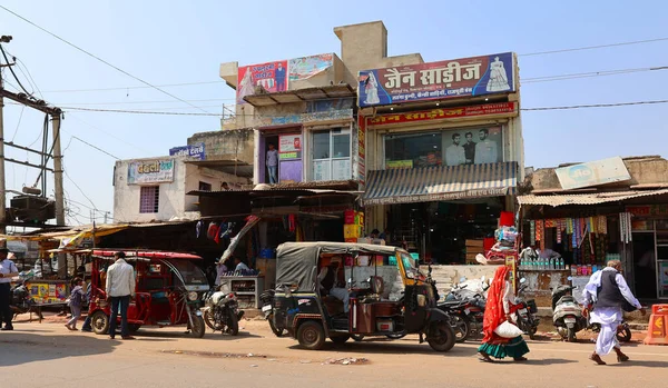 Jaipur Rajasthan India 2023 Auto Rickshaw Motorized Version Pulled Rickshaw — Stock Photo, Image
