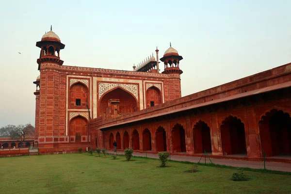 Taj Mahal Uttar Pradesh India 2023 Darwaza Rauza Grande Porta — Fotografia de Stock