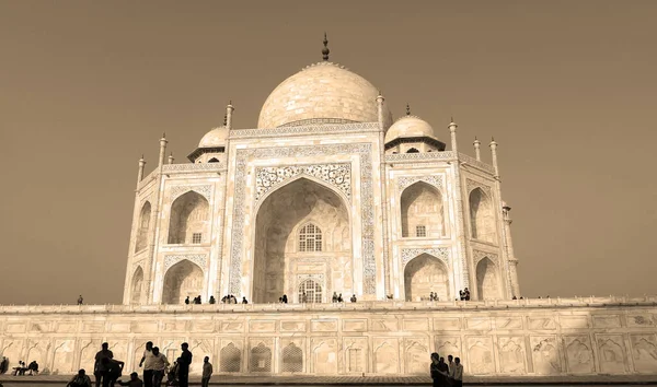 Taj Mahal Uttar Pradesh India 2023 Taj Mahal Manzarası Agra — Stok fotoğraf