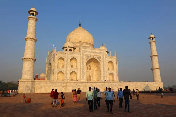Taj Mahal Uttar Pradesh India 2023 Utsikt Över Taj Mahal — Stockfoto