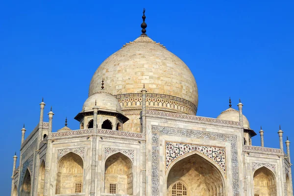 Taj Mahal Uttar Pradesh India 2023 Uitzicht Taj Mahal Een — Stockfoto