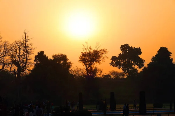 Sunset Park India — Stock Photo, Image
