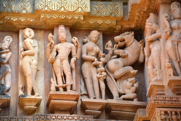Khajuraho India Madyha Pradesh 2023 Группа Памятников Khajuraho Группа Индуистских — стоковое фото