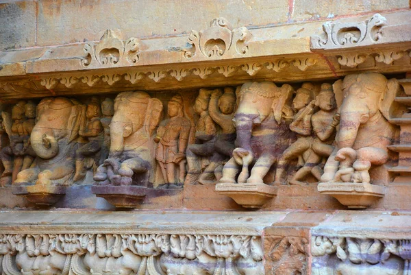 Khajuraho India Madyha Pradesh 2023 Groupe Monuments Khajuraho Est Groupe — Photo