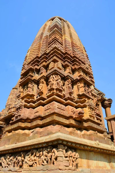 Khajuraho India Madyha Pradesh 2023 Khajuraho Group Monuments Adalah Sekelompok — Stok Foto