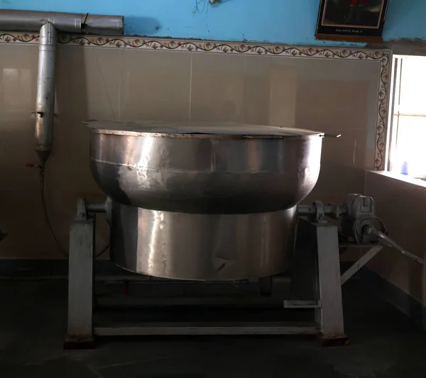 Gwalior Madhya Pradya Hindistan Mutfak Hacılar Için Yemek Hazırlıyor Gurdwara — Stok fotoğraf