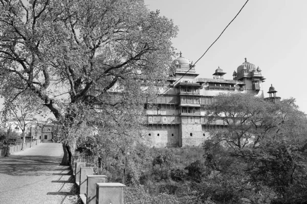 Orccha Madhya Pradesh India 2023 Jehangir Mahal Orchha Fort Συγκρότημα — Φωτογραφία Αρχείου