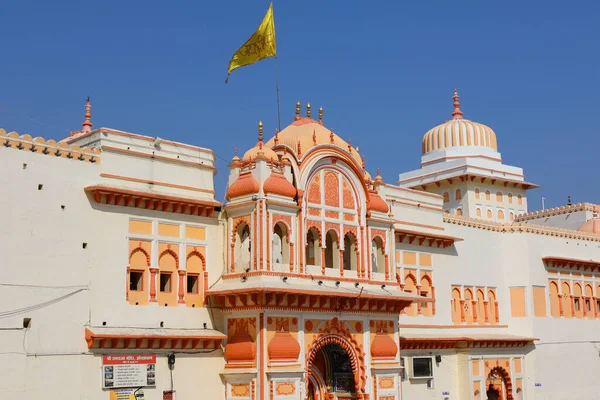 Orccha Madhya Pradesh India 2023 Ram Raja Temple 它是一个神圣的印度教朝圣 定期接待大量的信徒 — 图库照片