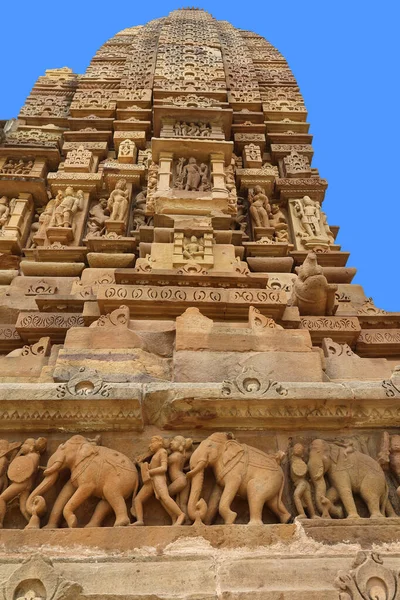 Khajuraho Madyha Pradesh India 2023 Khajuraho Grupo Monumentos Son Grupo —  Fotos de Stock