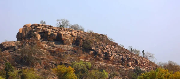 Skalistý Kopec Kameny Indii — Stock fotografie