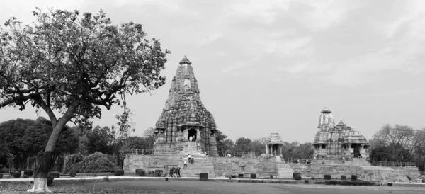 Khajuraho India Madyha Pradesh 2023 Khajuraho Grupo Monumentos Son Grupo —  Fotos de Stock