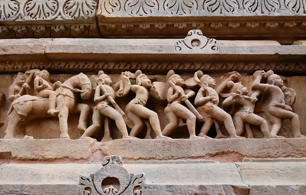 Khajuraho India Madyha Pradesh 2023 Monuments Khajuraho Group 은나가라 스타일의 — 스톡 사진