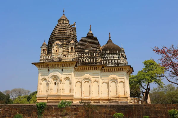Khajuraho India Madyha Pradesh 2023 Khajuraho Grupo Monumentos Grupo Templos — Fotografia de Stock