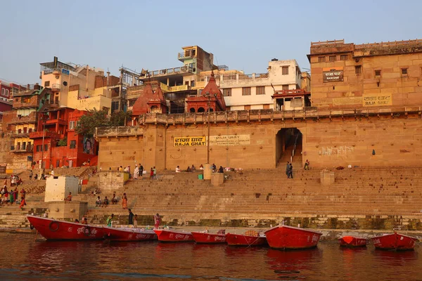 Varanasi Bhojpur Purvanchal India 2023 Varanasi Banaras Benares Kashithat Has — 图库照片