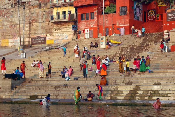 Varanasi Bhojpur Purvanchal India 2023 Hindular Hindistan Kutsal Kenti Varanasi — Stok fotoğraf