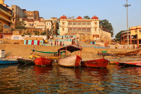 Varanasi Bhojpur Purvanchal India 2023 Varanasi Banaras Vagy Benares Kashithat — Stock Fotó