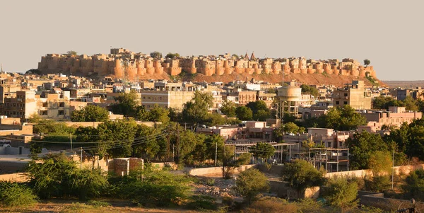 Jaisalmer India Jaisalmer Fort Stad Jaisalmer Indiase Staat Rajasthan Het — Stockfoto