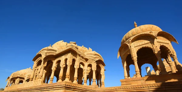 Jaisalmer Rajasthan India 2023 Les Cénotaphes Vyas Chhatri Sont Les — Photo
