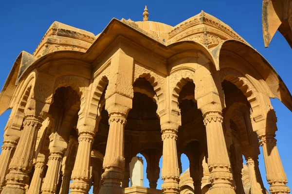 Jaisalmer Rajasthan India 2023 Los Cenotafios Vyas Chhatri Son Las — Foto de Stock