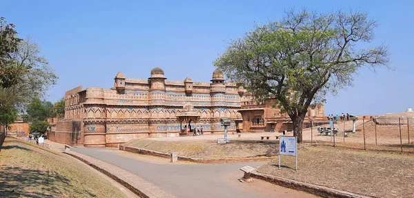 Gwalior Madhya Pradesh 2023 Гваліор Форт Широко Відомий Гваліяр Кіла — стокове фото