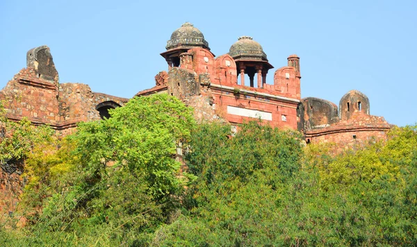 stock image DELHI INDIA - 02 11 2023: The Old fort by the zoo, National Zoological Park, Delhi