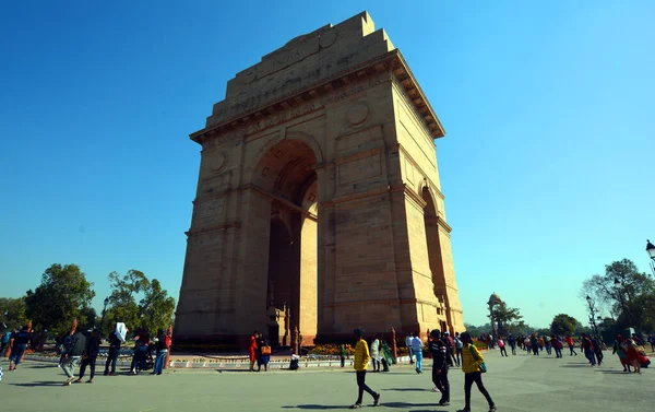 Delhi India 2023 Índia Gate All India War Memorial Memorial — Fotografia de Stock