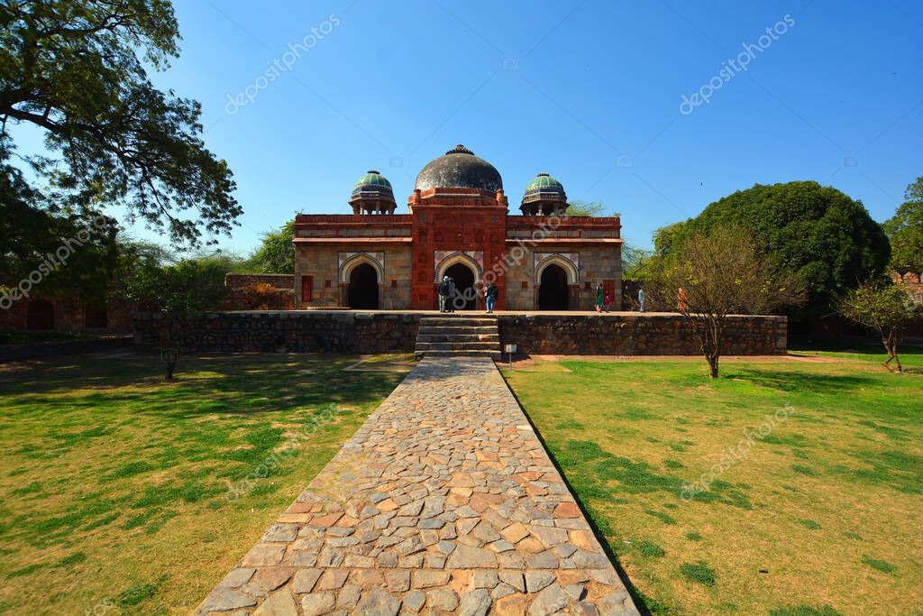 DELHI INDIA 02 11 2023 La tumba de Humayun es la tumba del emperador
